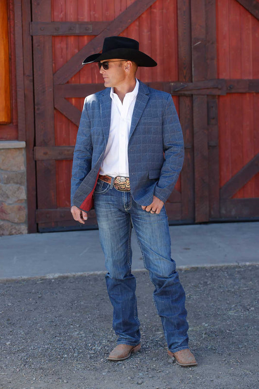 Cinch Men's Sport Coat Navy