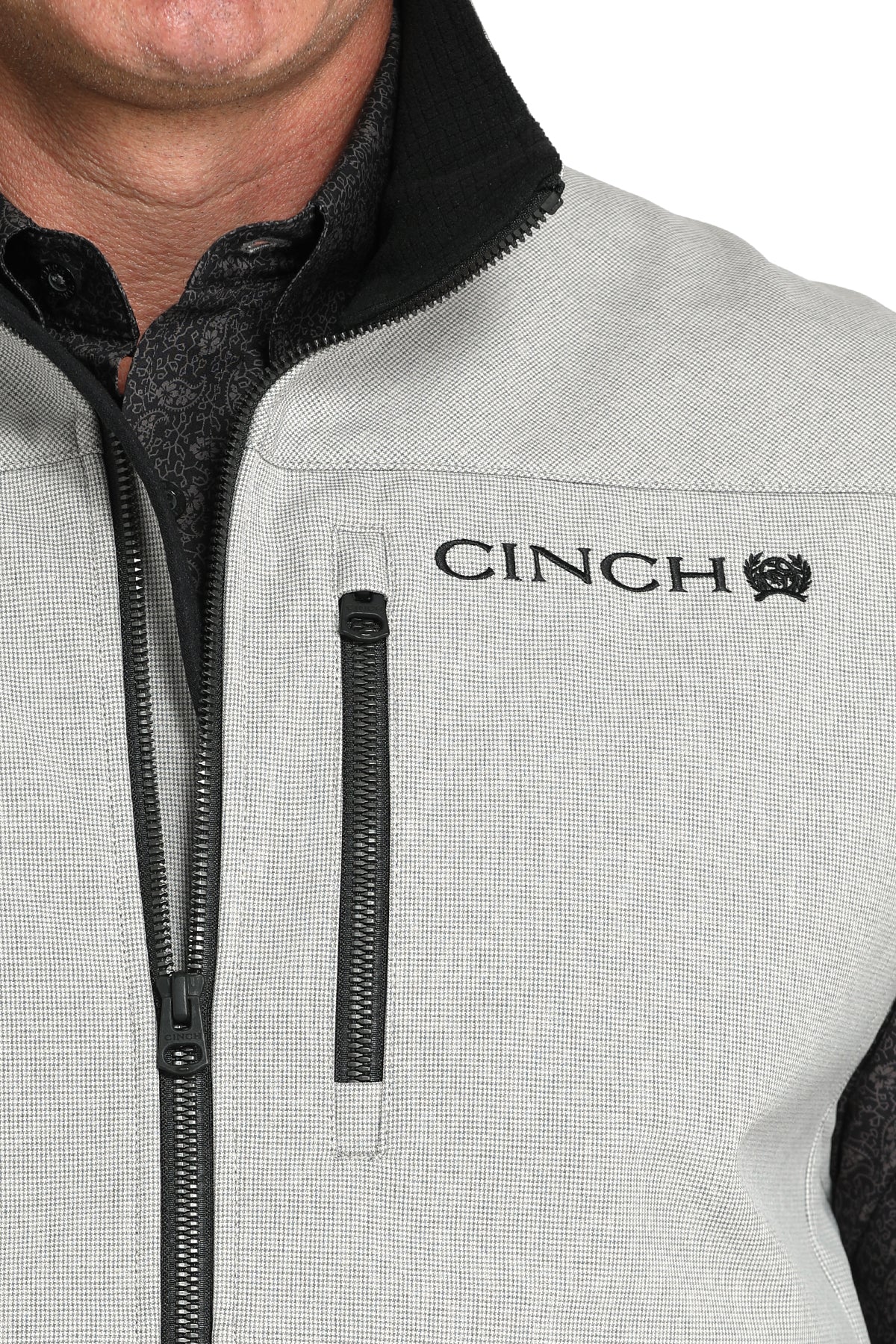 Cinch Men's Bonded Vest Gray