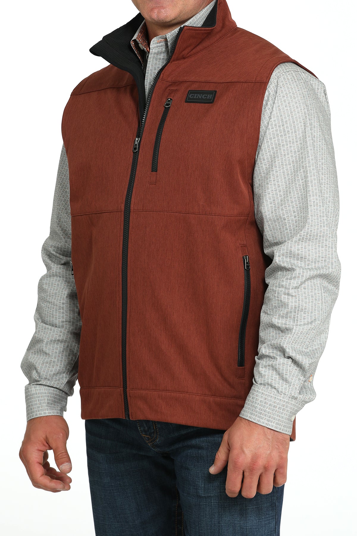 Cinch Men's Bonded Vest Red