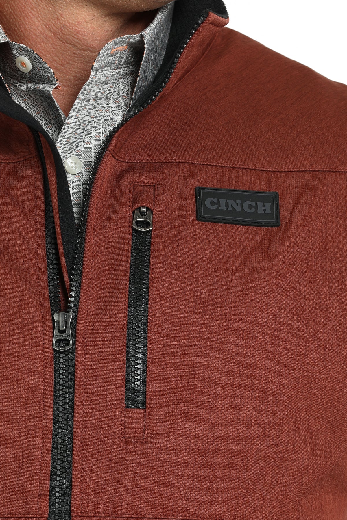 Cinch Men's Bonded Vest Red