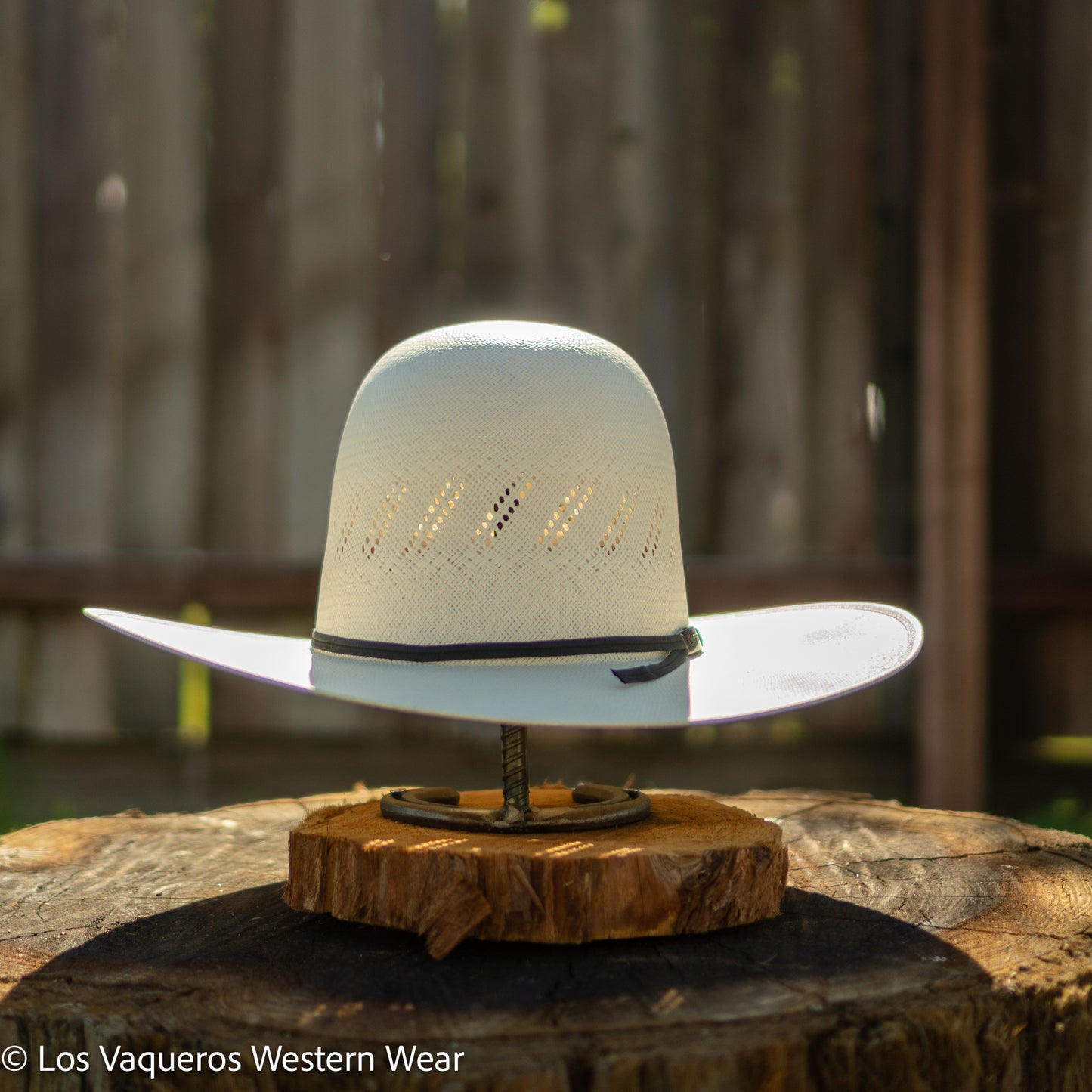 Laredo Straw Hat Regular Crown Moro White