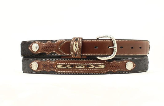 Nocona Boys Southwestern Belt Brown