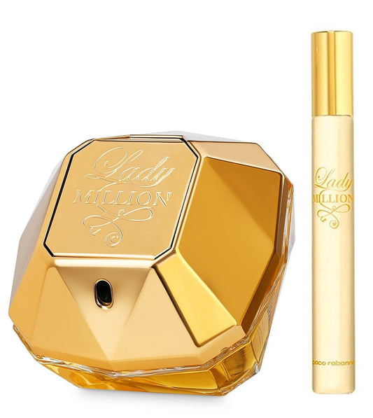 Paco Rabanne Lady Million Traveler Exclusive Woman Eau de Parfum Natural Spray 2.7 OZ