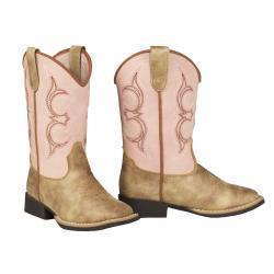 Twister Posy Style Boots Childrens Girls Light Pink