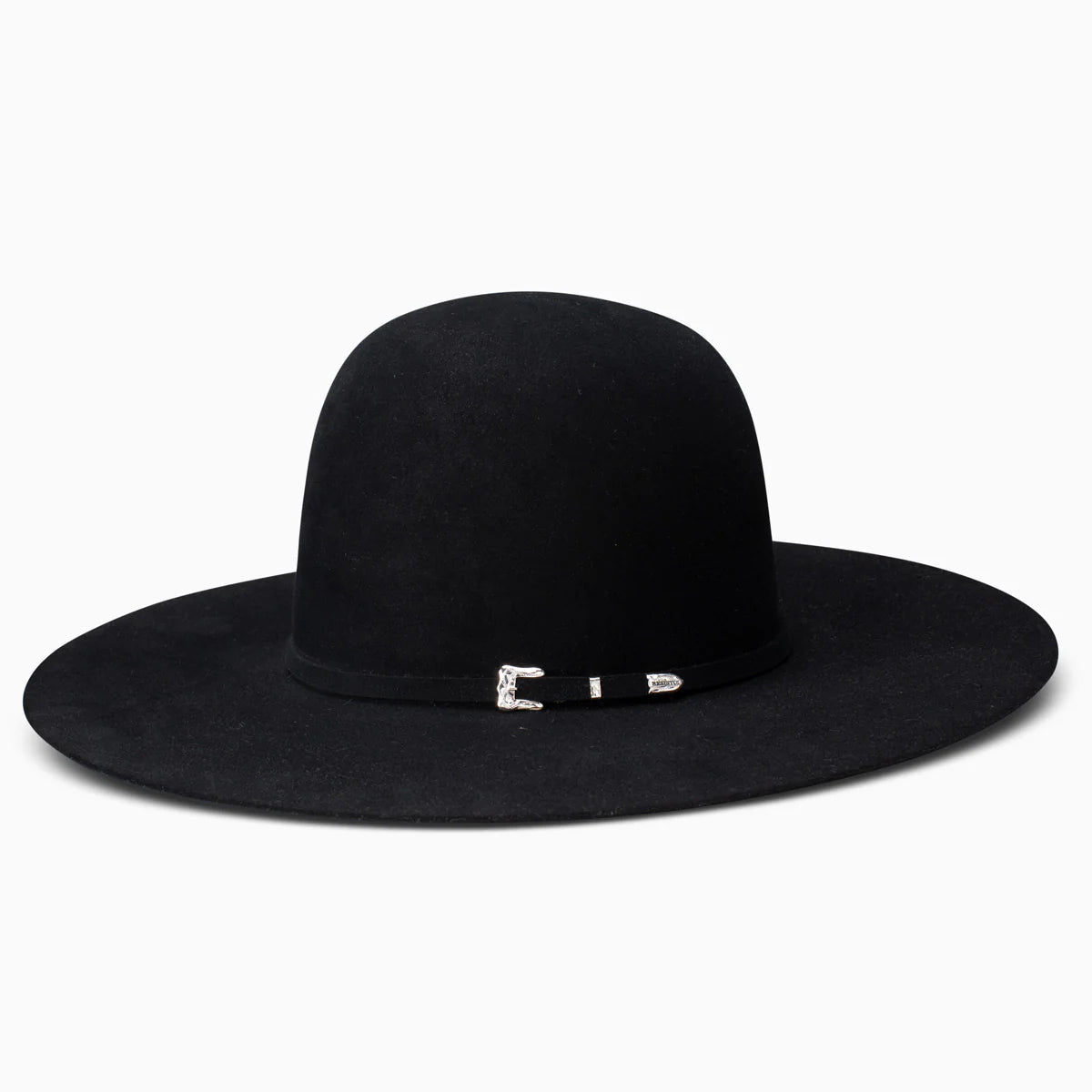 Resistol 20x Black Gold Cowboy Hat Fur Felt Hat Regular Crown Black