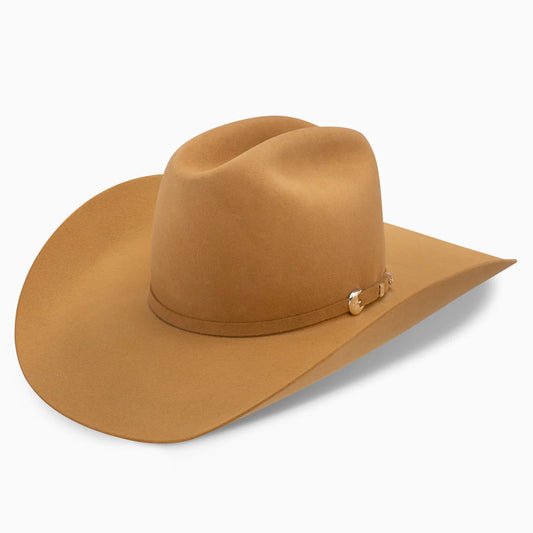 Resistol 6x Midnight Cowboy Fur Felt Hat Regular Crown Butterscotch