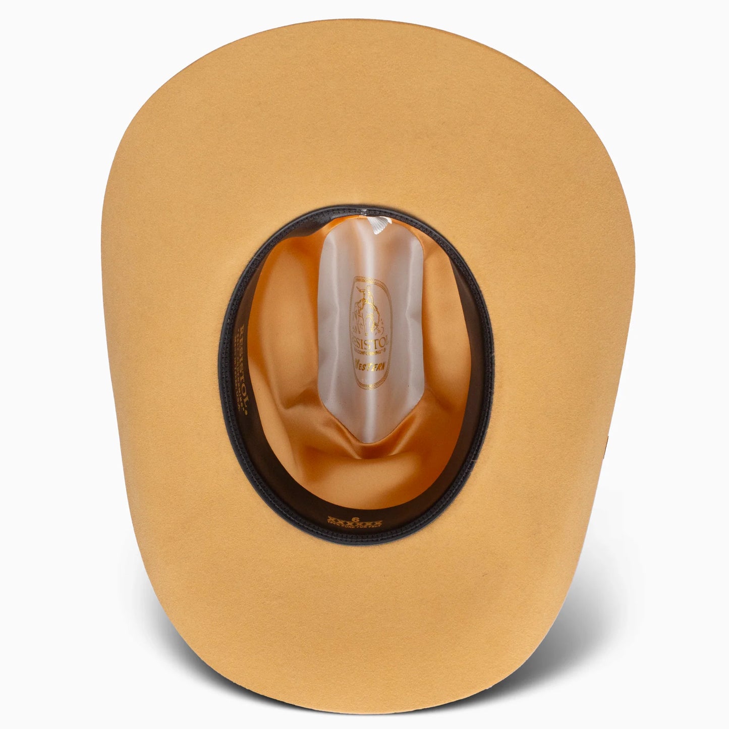 Resistol 6x Midnight Cowboy Fur Felt Hat Regular Crown Butterscotch