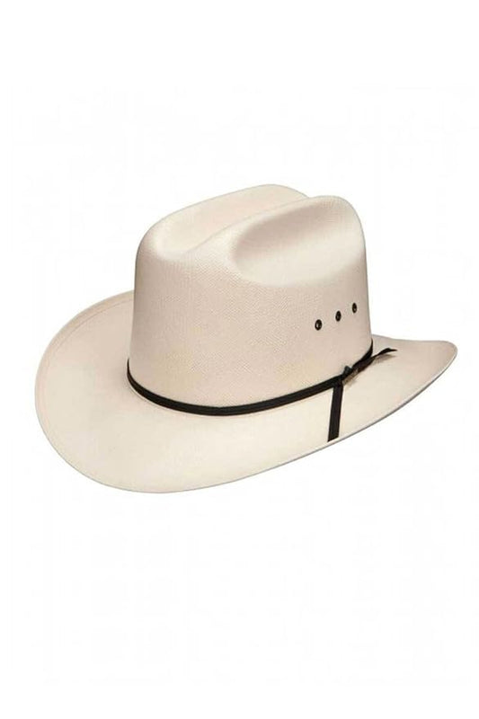 Resistol 10x Stockton 11 Eyelets Cowboy Hat Straw Hat Regular Crown Natural