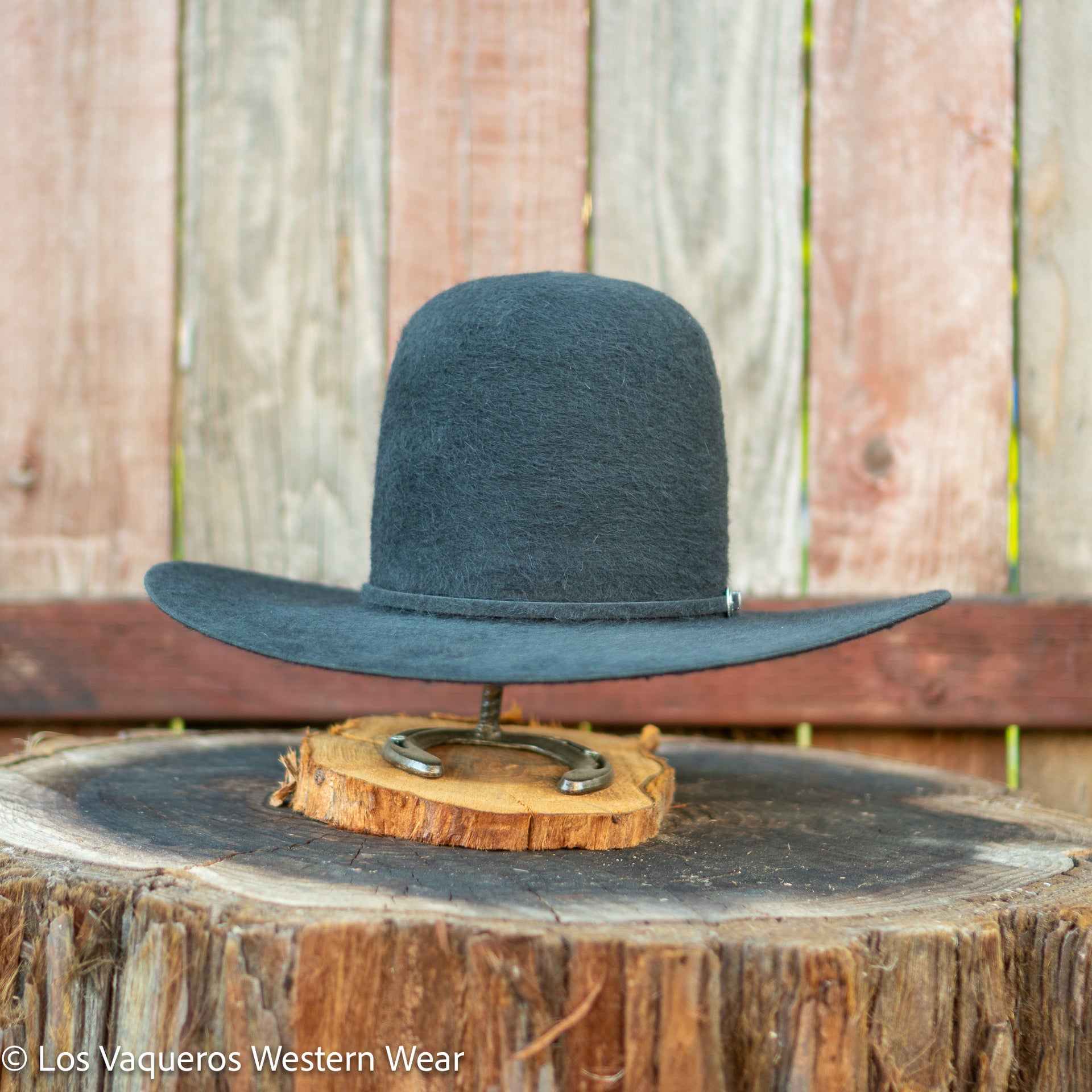 Rodeo King 10X Grizzly Felt Hat Tall Crown Charcoal Charcoal