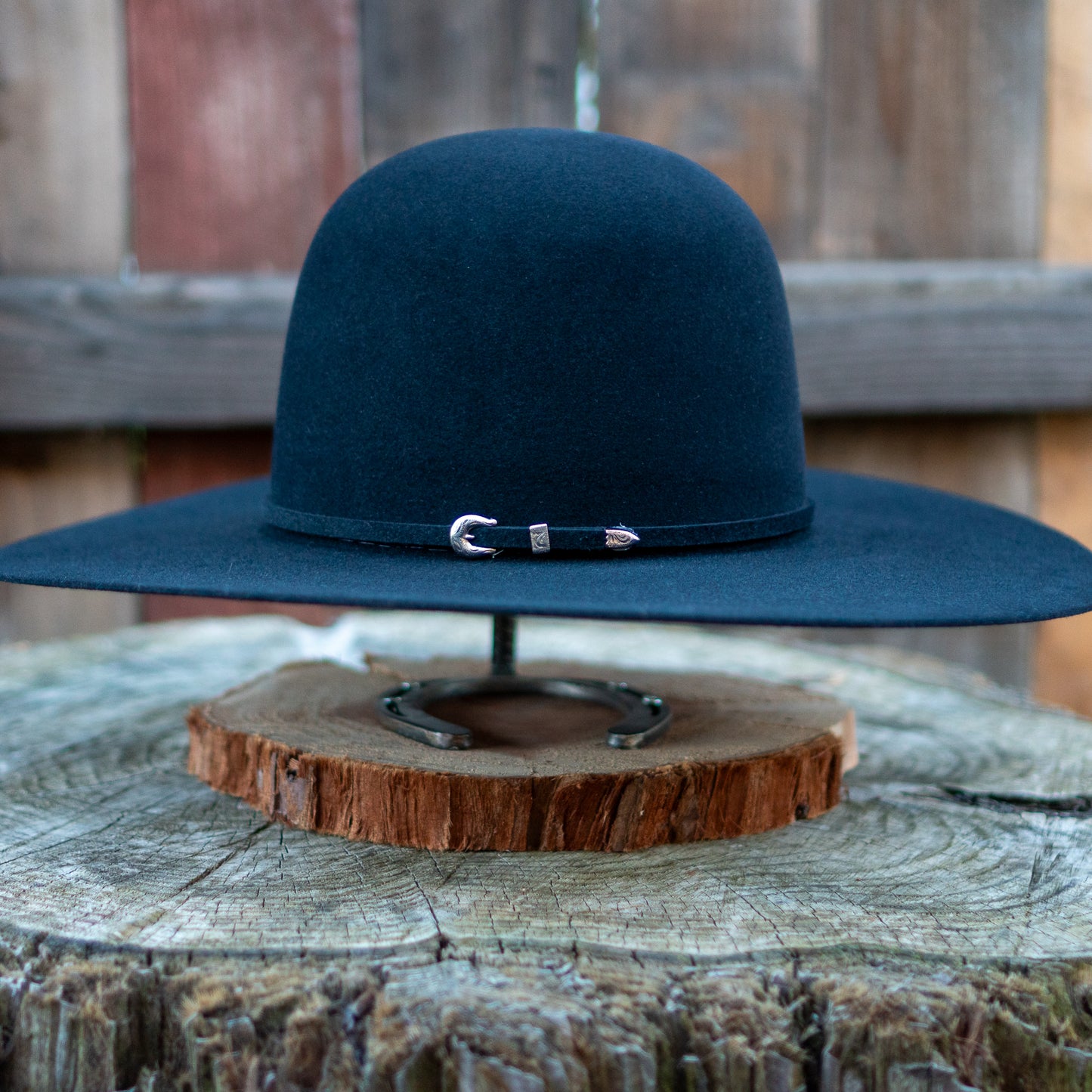 Rodeo King 10X Beaver Felt Hat Regular Crown Black