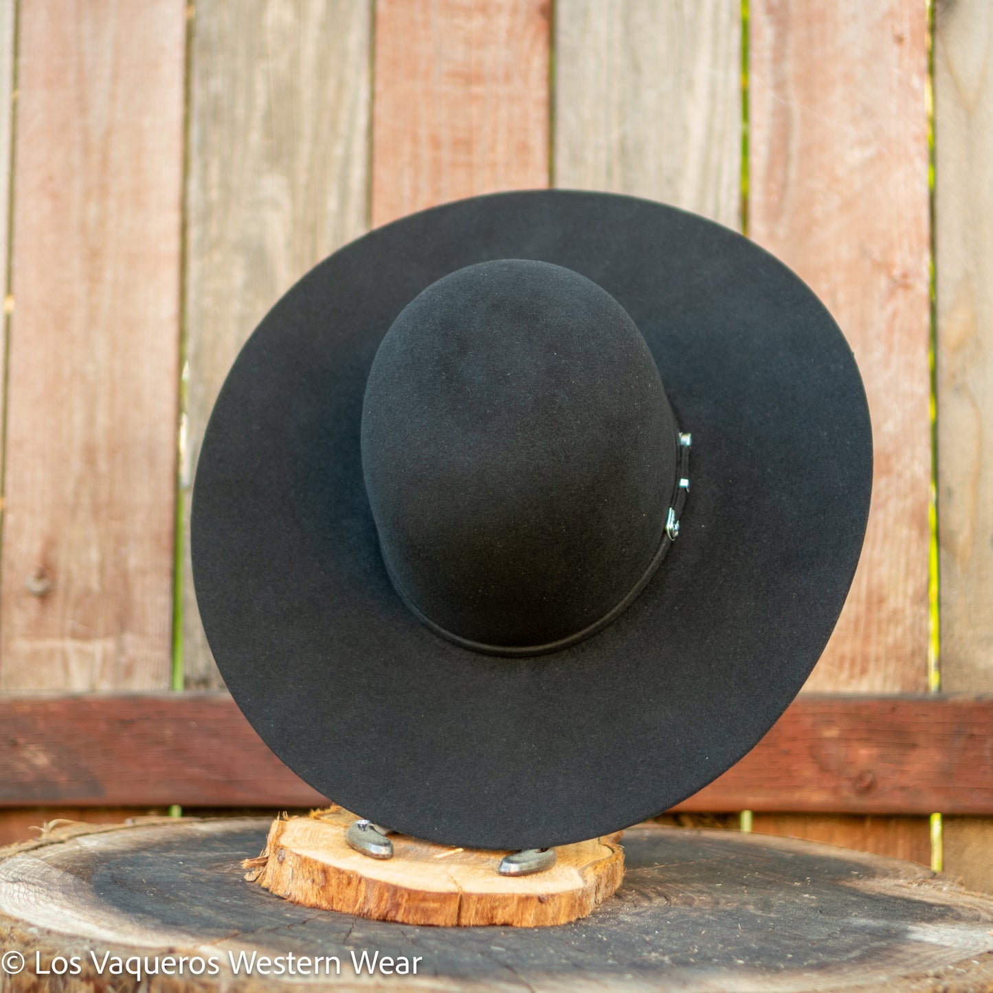 Rodeo King 7X Beaver Felt Hat Regular Crown Black