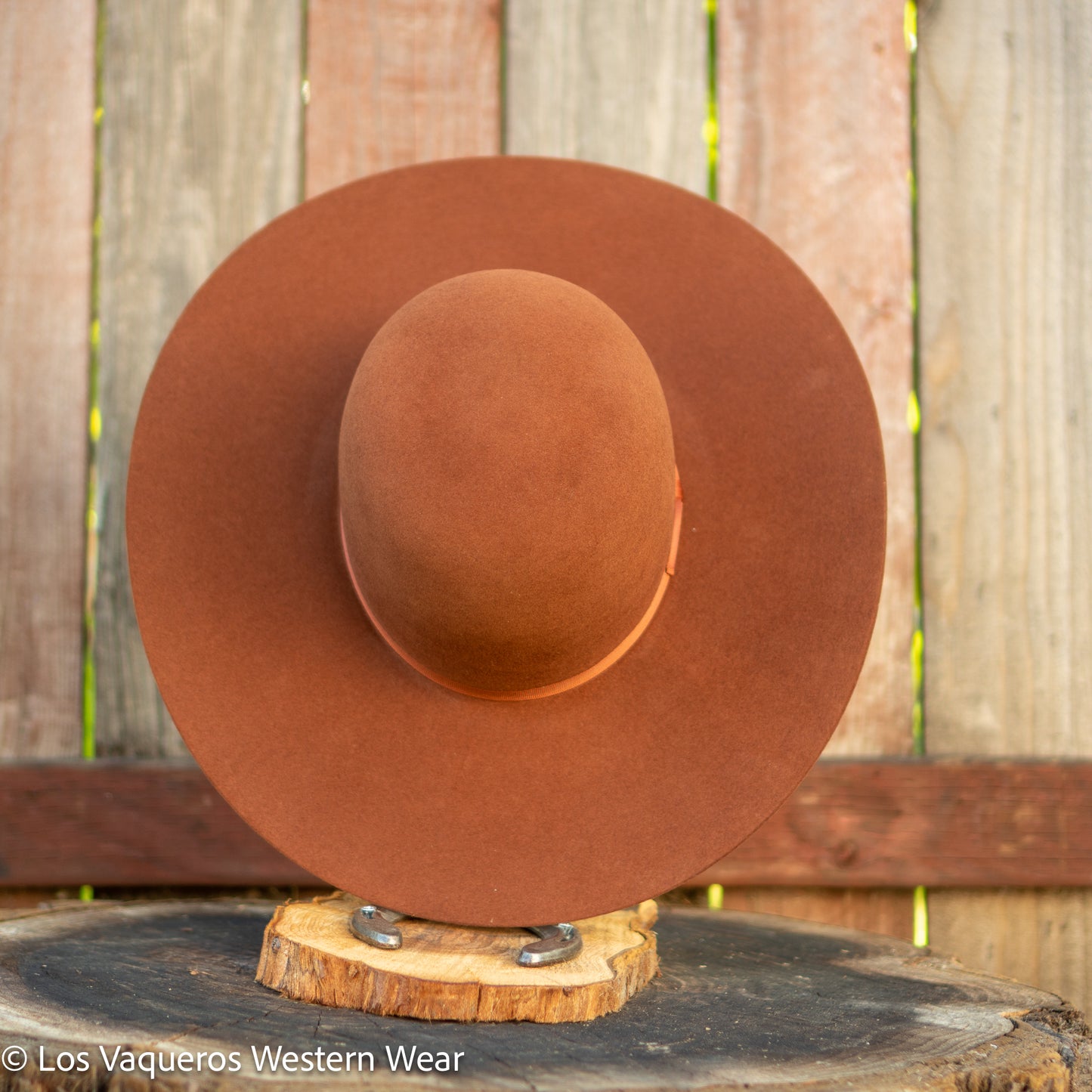 Rodeo King 7X Beaver Felt Hat Regular Crown Rust