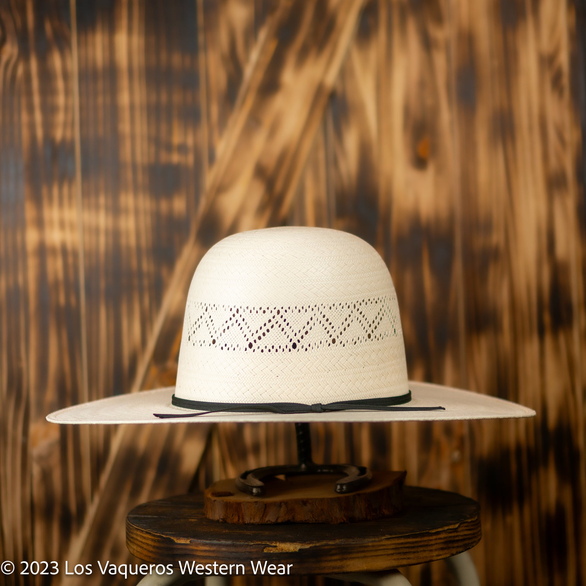 Rodeo King Waves Ivory Coast Straw Hat Regular Crown White White