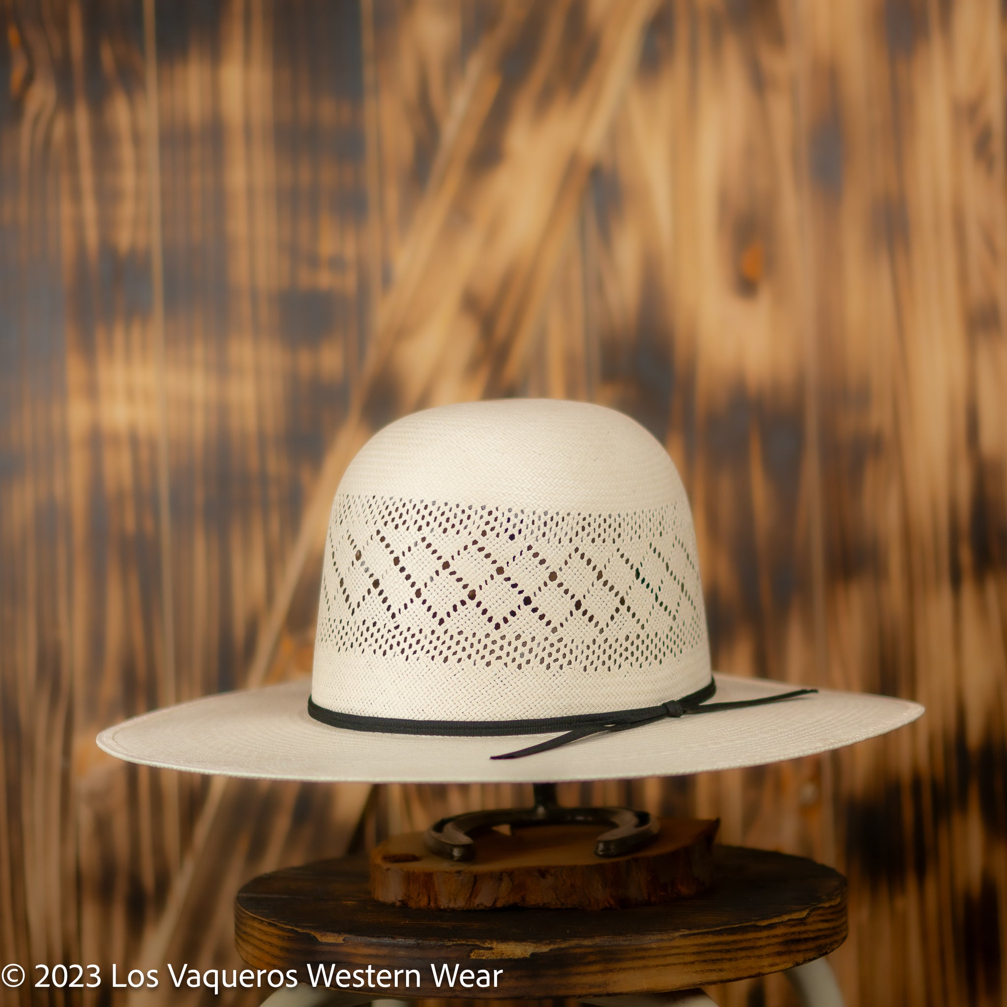 Rodeo King Double Diamond Straw Hat Regular Crown White – Los Vaqueros ...