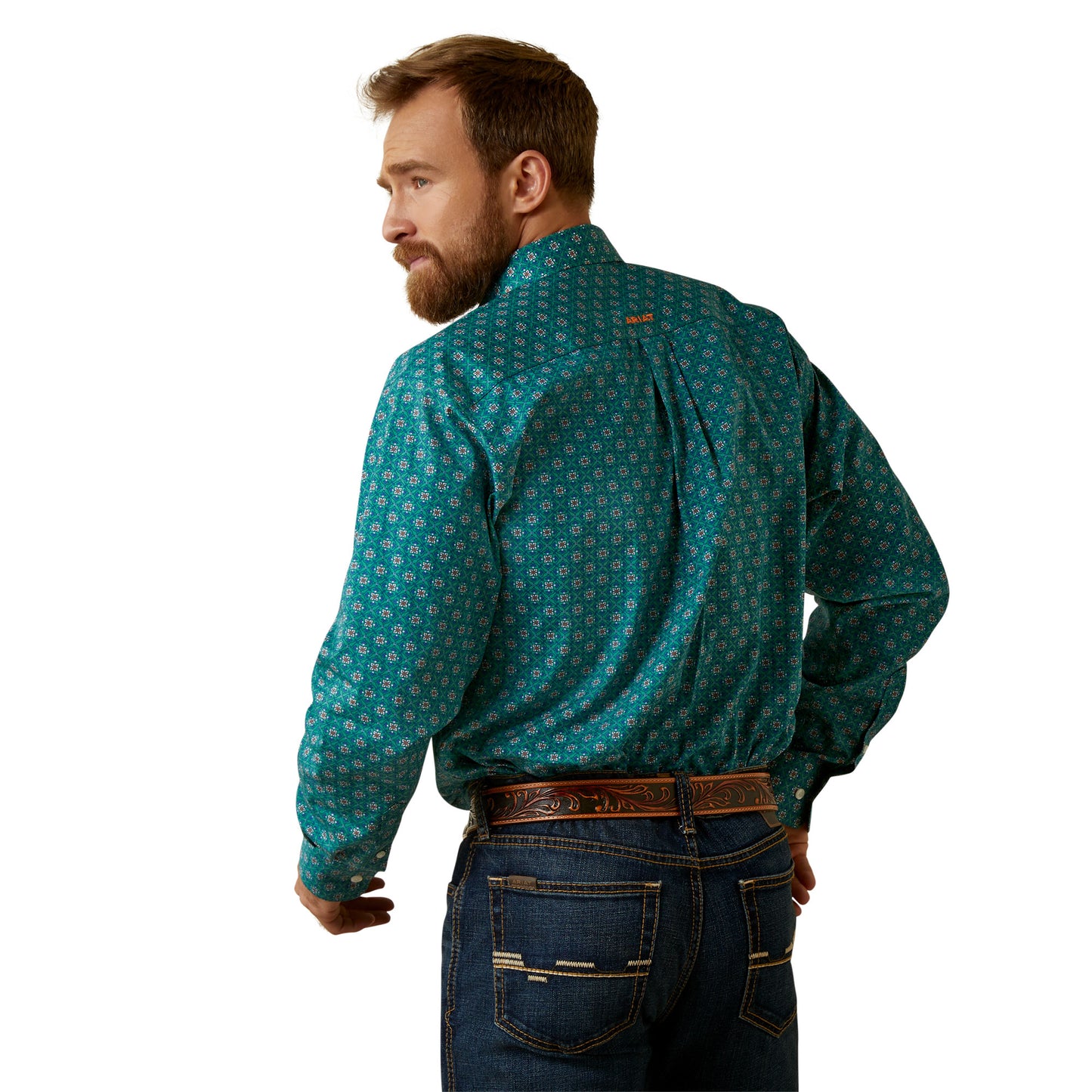 Ariat Men's Fuller Classic Fit Shirt Green