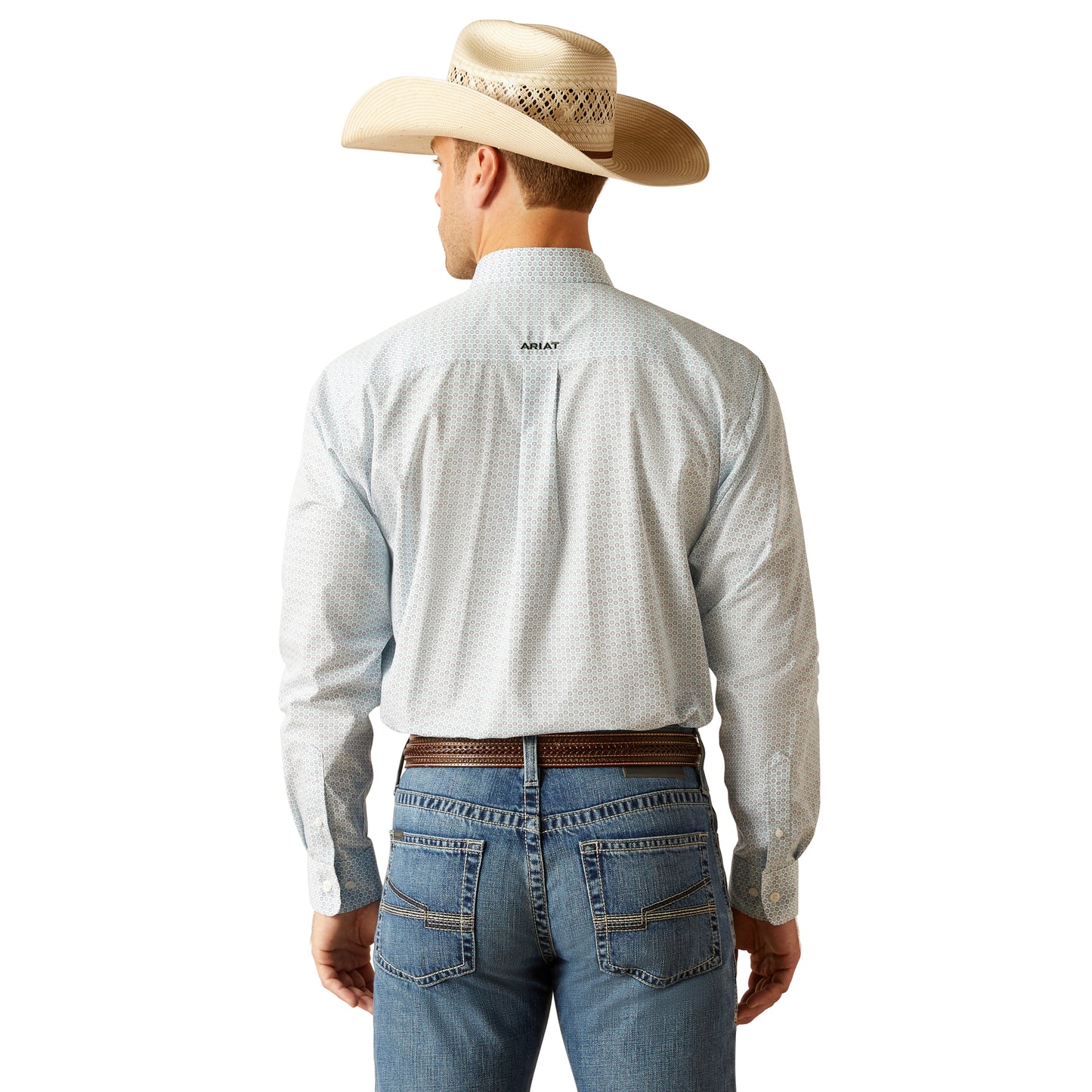 Ariat Men's Wrinkle Free Kolton Classic Fit Shirt White