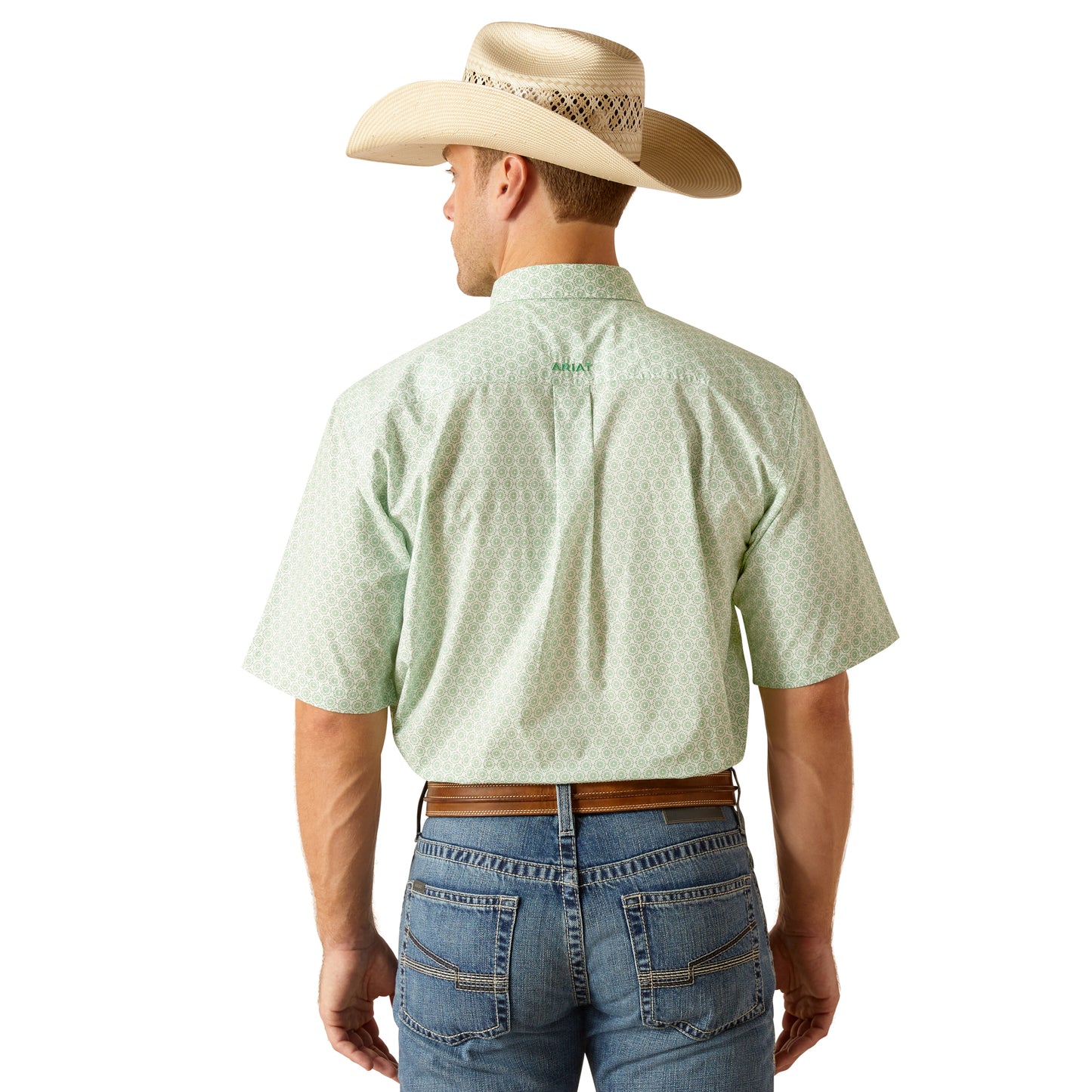 Ariat Men's Dimitri Classic Fit Shirt Celadon Glass Green