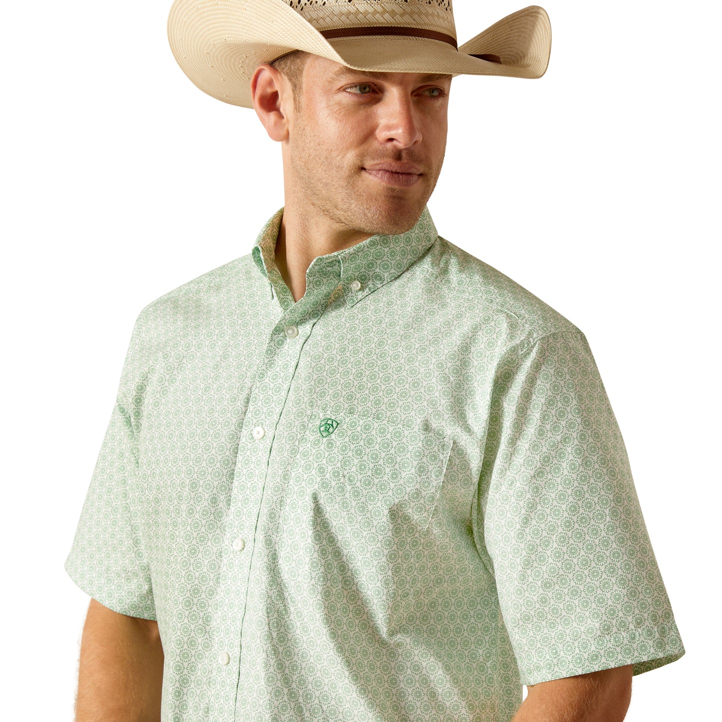 Ariat Men's Dimitri Classic Fit Shirt Celadon Glass Green