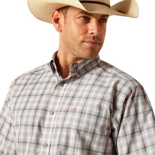 Ariat Men's Pro Series Jamie Classic Fit Shirt Grey