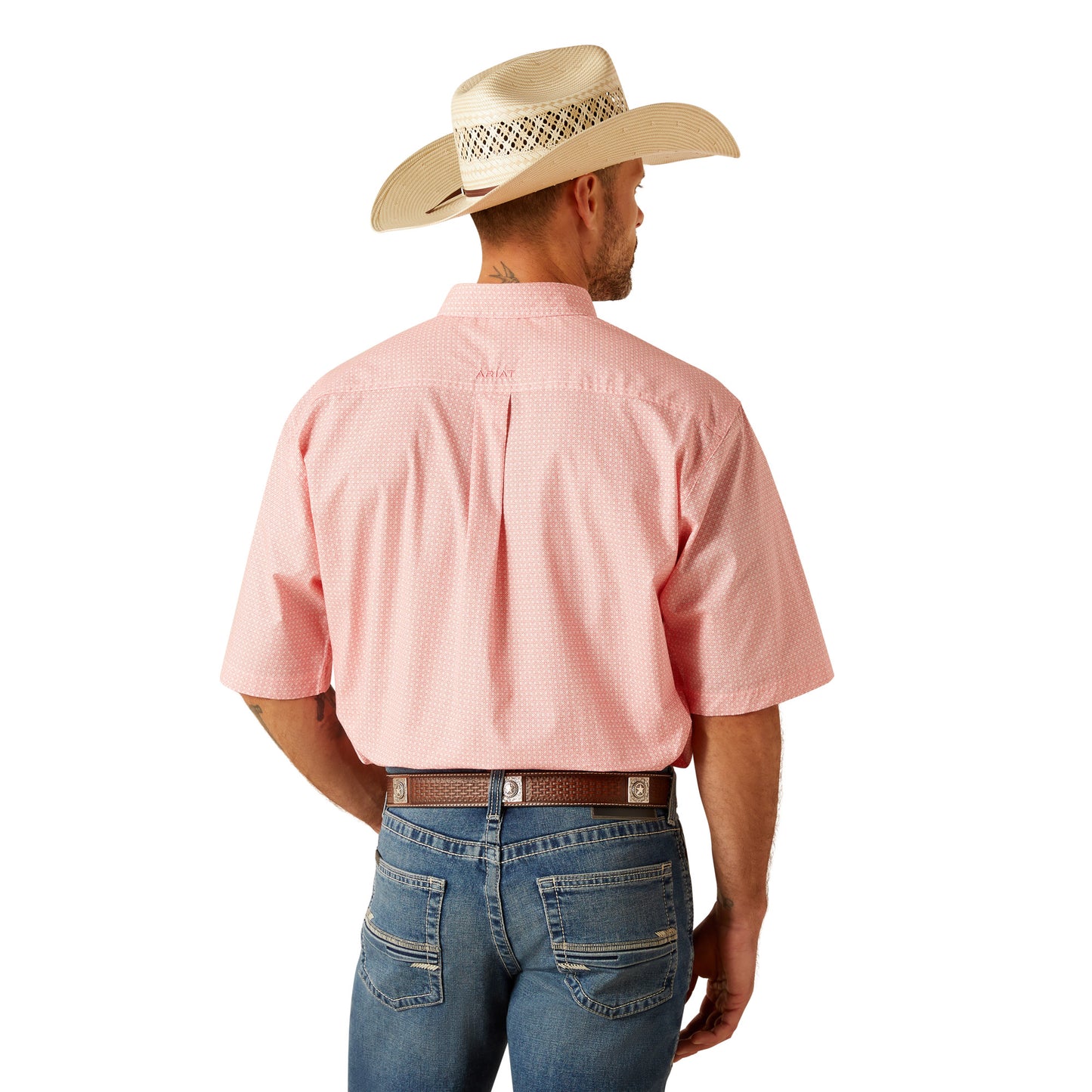 Ariat Men's Junior Classic Fit Shirt Coral