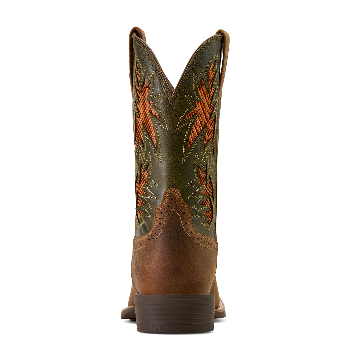 Ariat Men's Sport Cool VentTEK Wide Square Toe Cowboy Boot Buff Tan