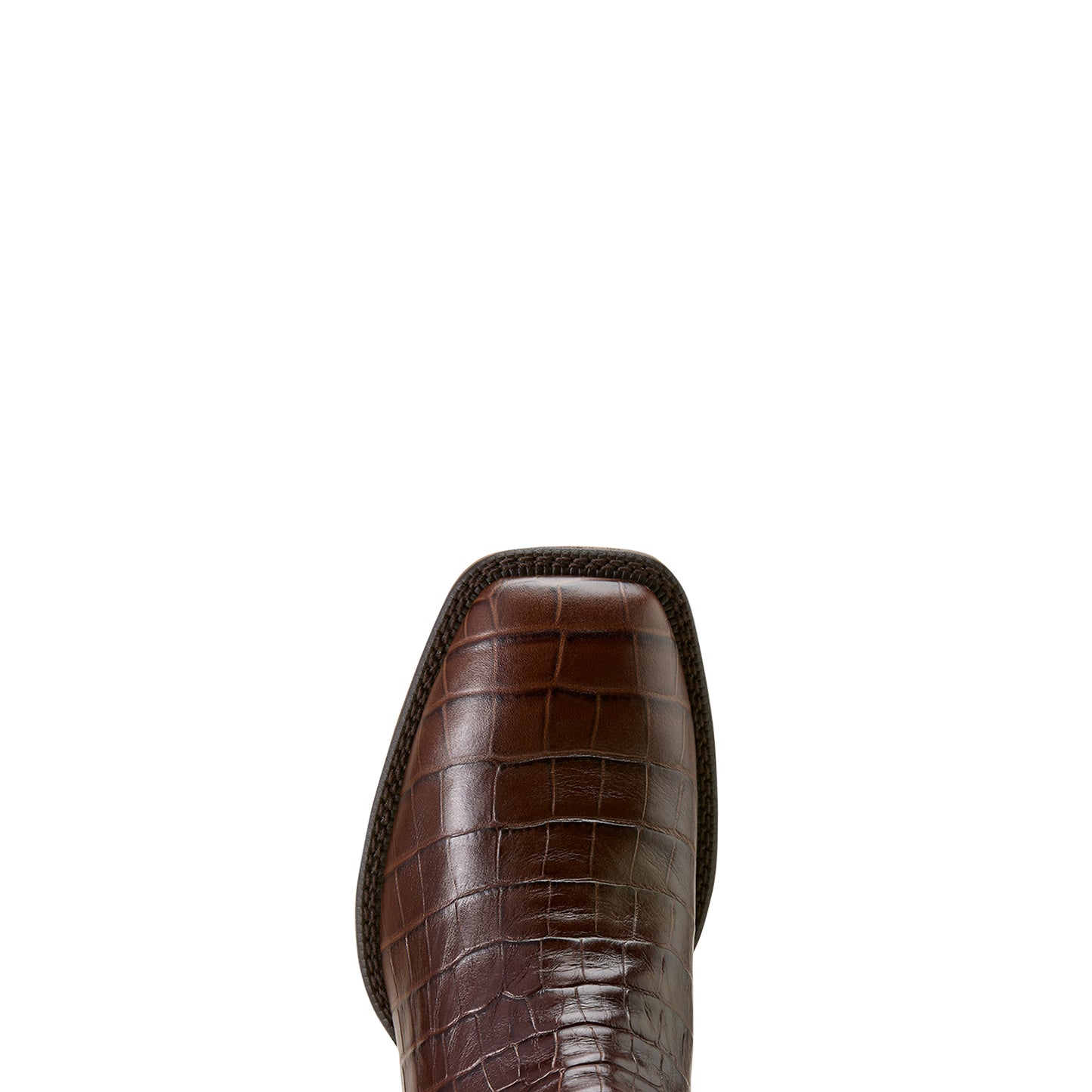 Ariat Men's Booker Ultra Western Boot Chocolate Croc Print