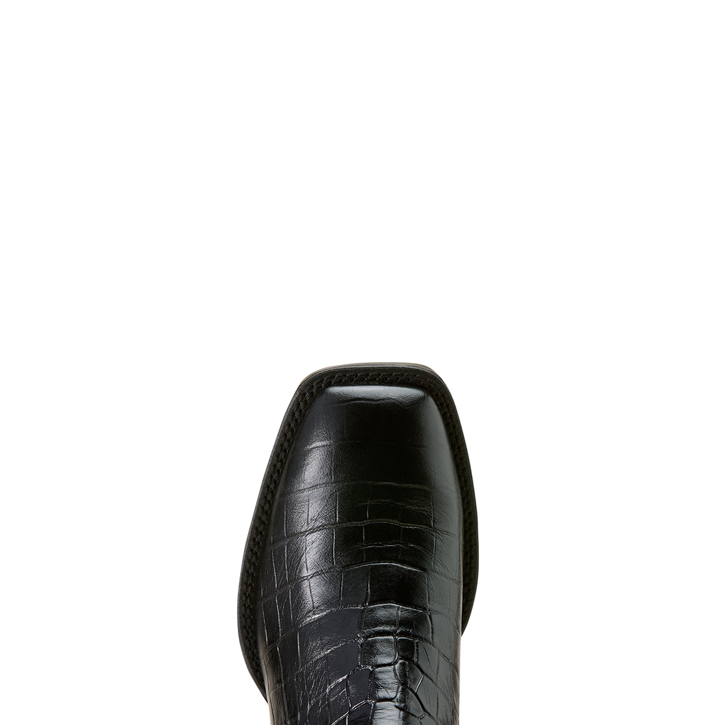 Ariat Men's Booker Chelsea Wide Square Toe Western Boot Black Croc Print