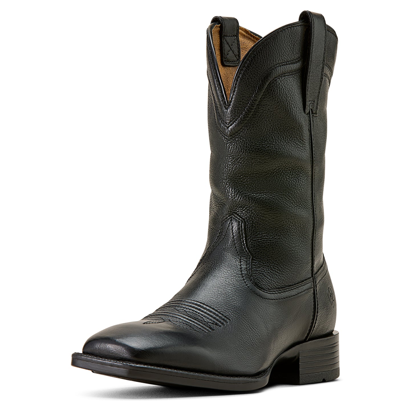 Ariat Men's Alden Wide Square Toe Western Boot Eclipse Black