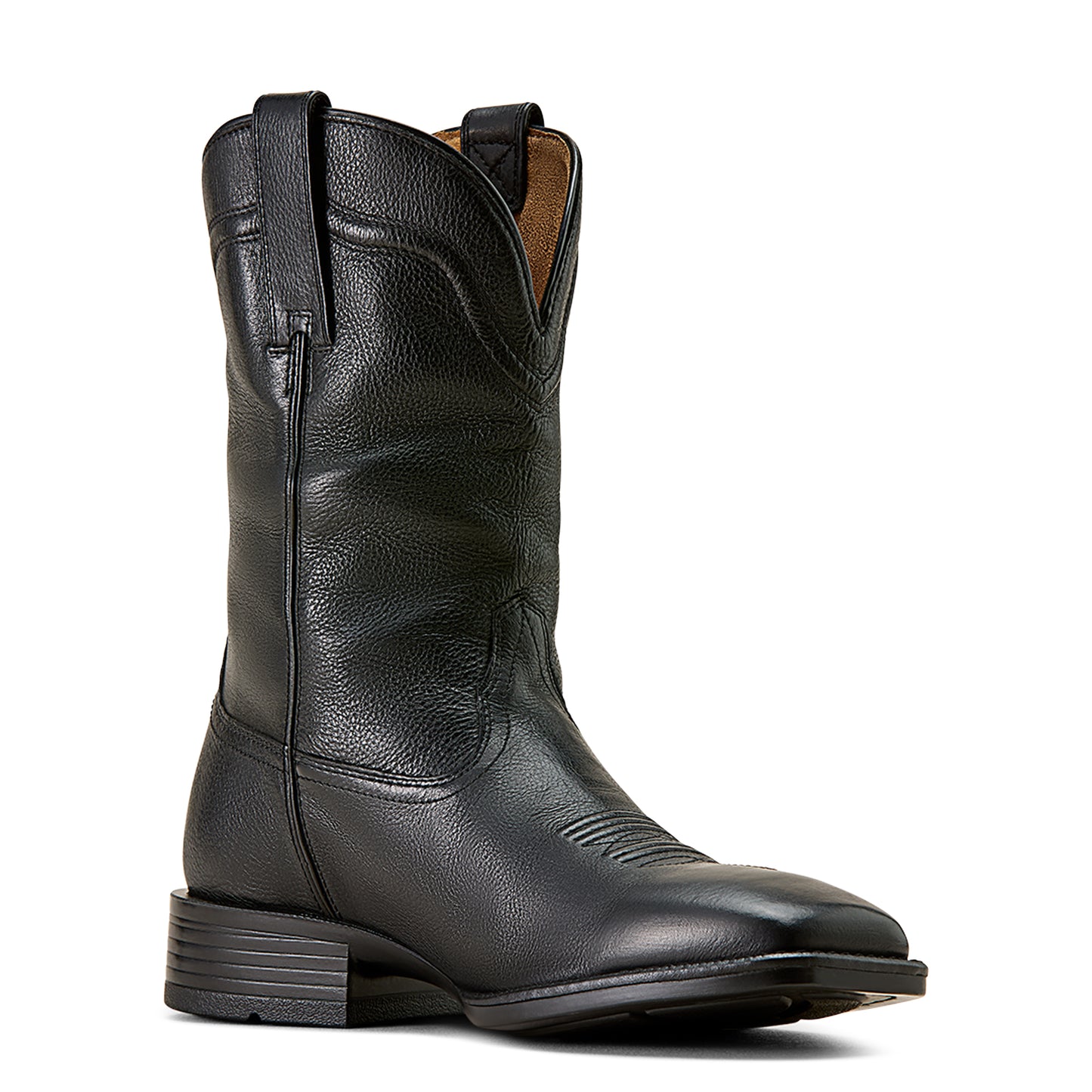 Ariat Men's Alden Wide Square Toe Western Boot Eclipse Black