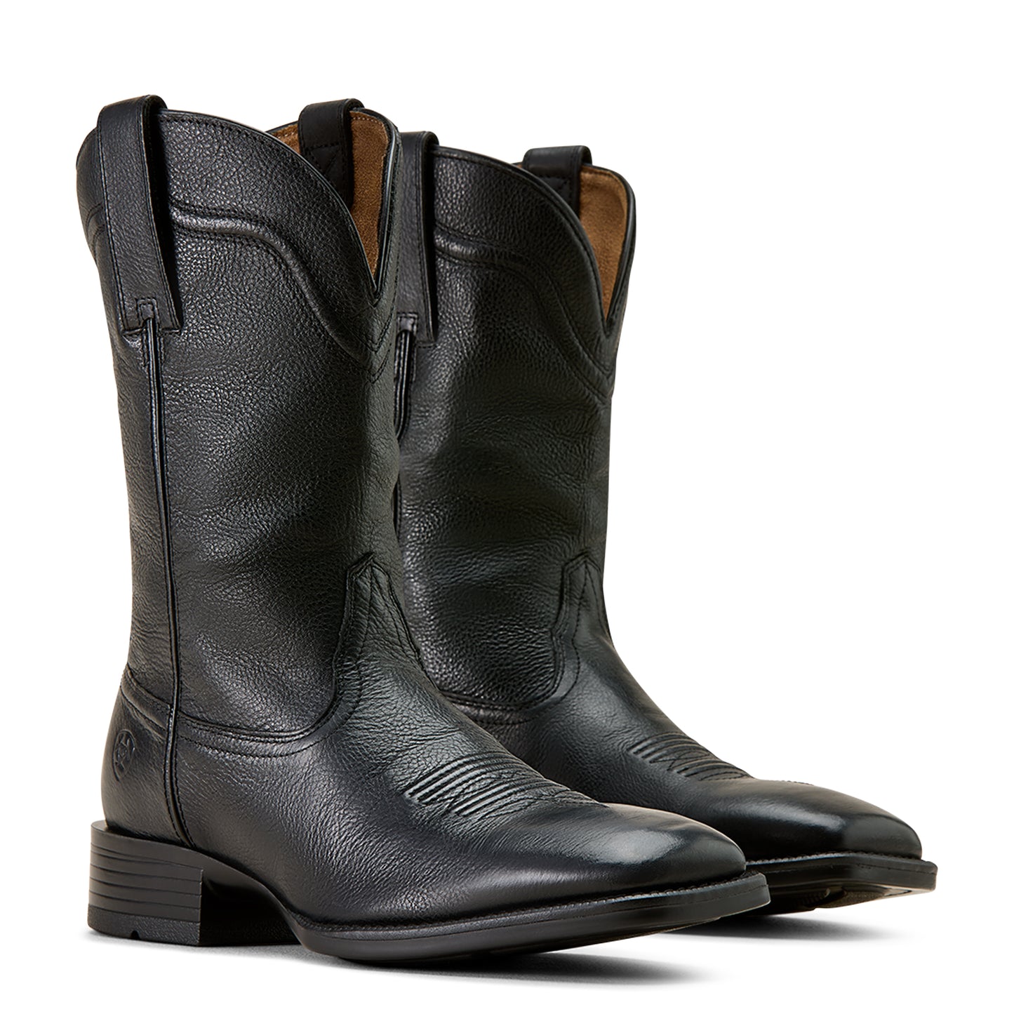 Ariat Men's Alden Wide Square Toe Western Boot Eclipse Black