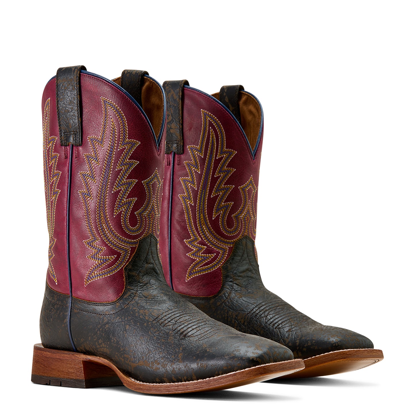 Ariat Men's County Roads Wide Square Toe Cowboy Boot Toffe
