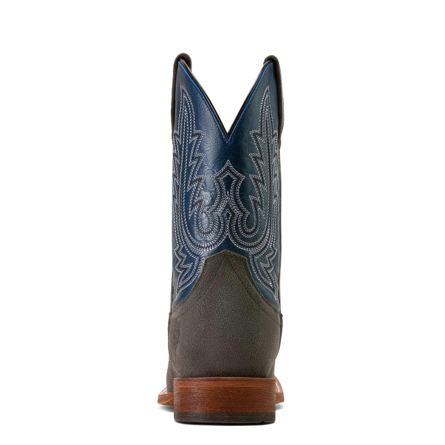 Ariat Men's County Roads Wide Square Toe Cowboy Boot Iron Grey