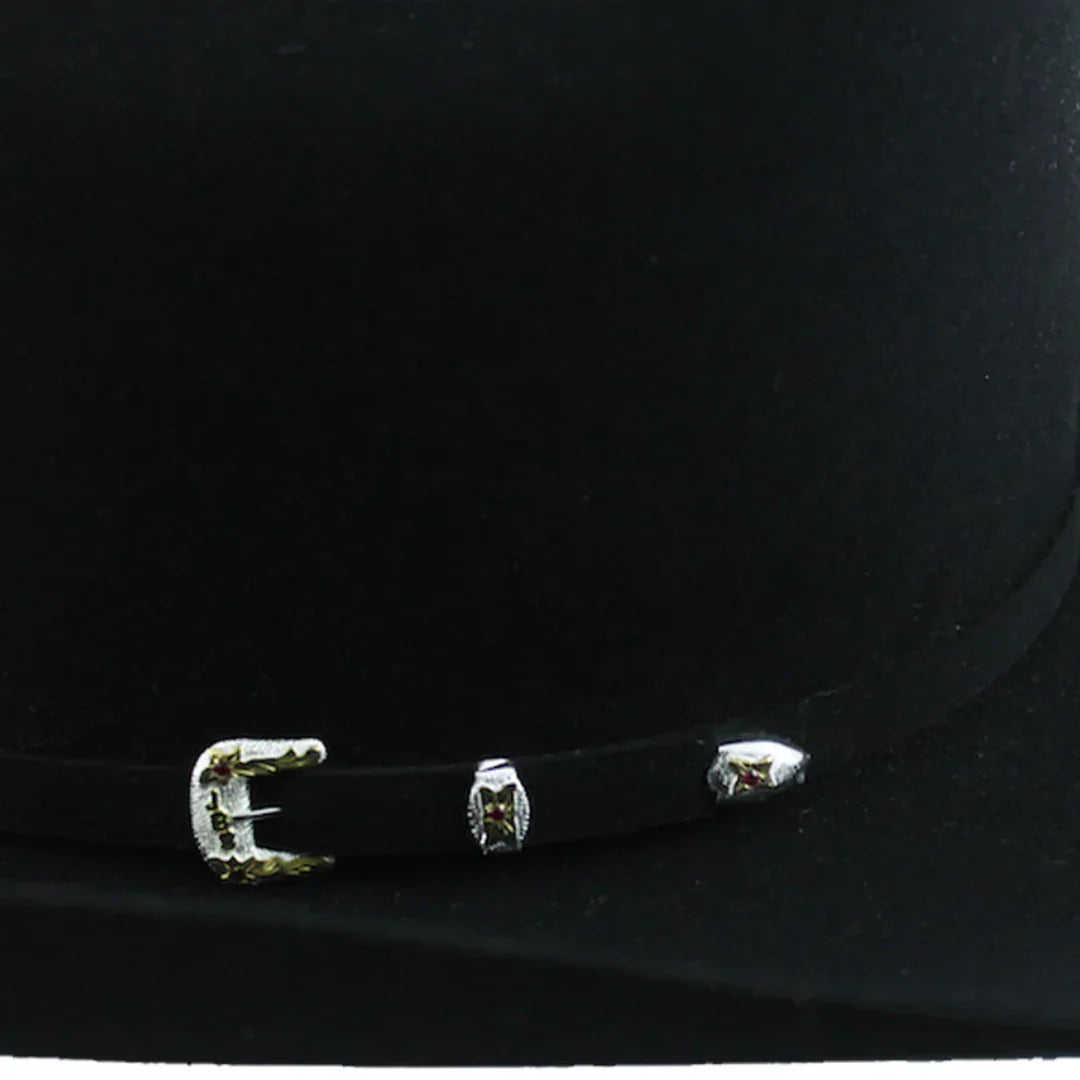 Stetson El Patron 01 Premier 30x Cowboy Felt Hat Copa Alta "Tall Crown" Black