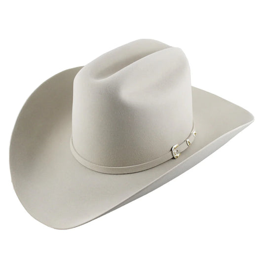 Stetson El Patron 01 Premier 30x Felt Cowboy Hat Copa Alta "Tall Crown" Silverbelly
