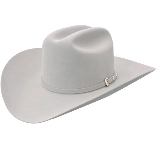 Stetson El Patron 48 Premier 30x Cowboy Felt Hat Regular Crown Mist Grey