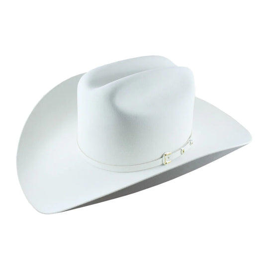 Stetson El Patron 48 Premier 30x Felt Cowboy Hat Regular Crown White