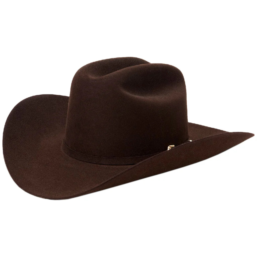Stetson El Patron 48 Premier 30x Felt Cowboy Hat Regular Crown Mocha