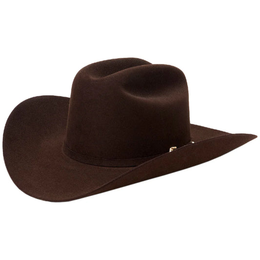 Stetson El Patron 48 Premier 30x Felt Cowboy Hat Regular Crown Mocha