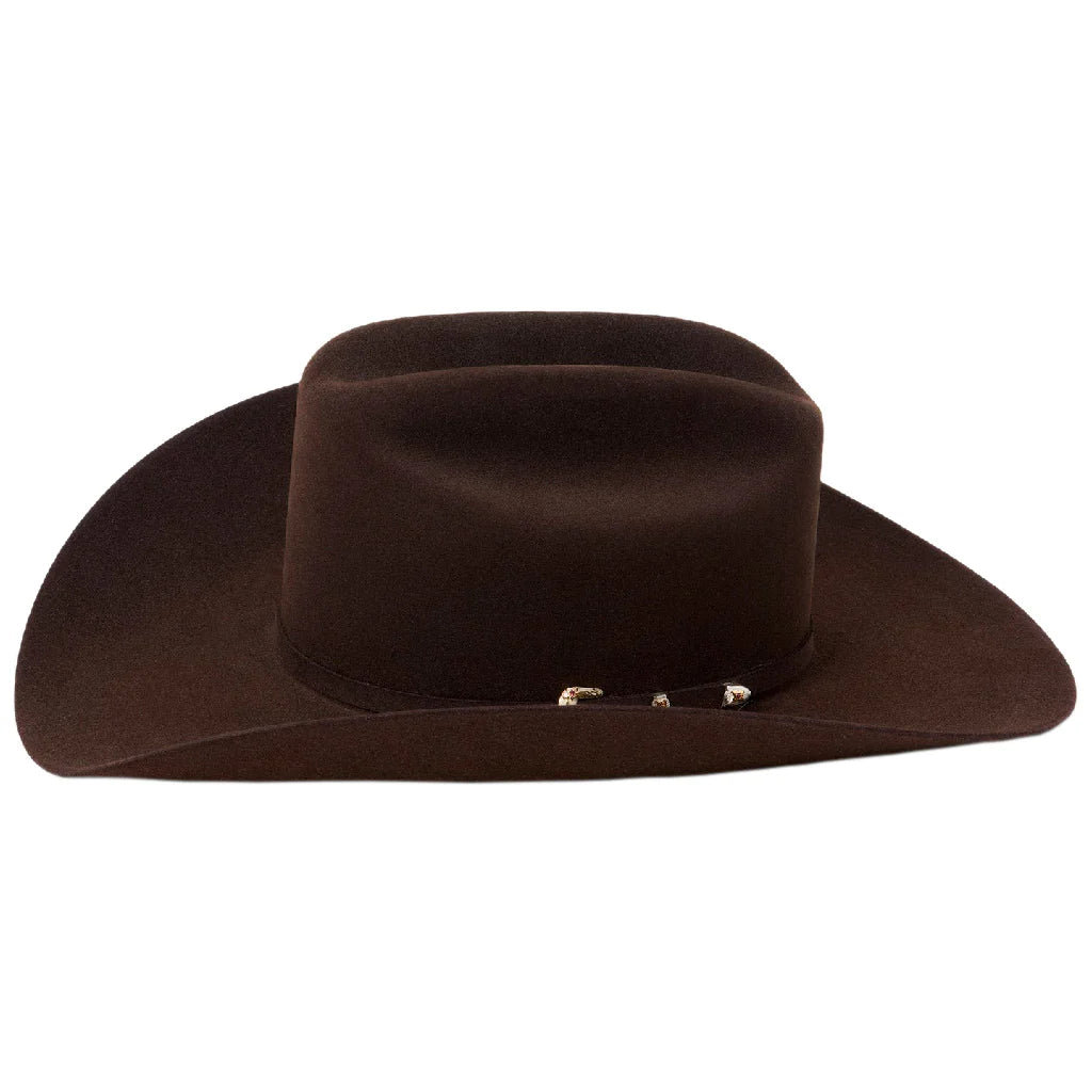Stetson El Patron 48 Premier 30x Felt Cowboy Hat Regular Crown Mocha