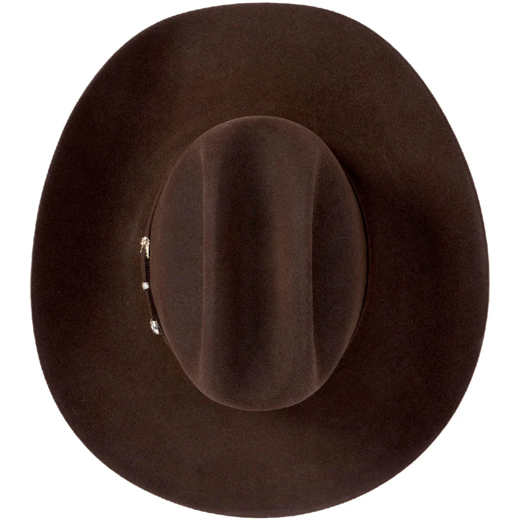 Stetson El Patron 48 Premier 30x Felt Cowboy Hat Regular Crown Mocha