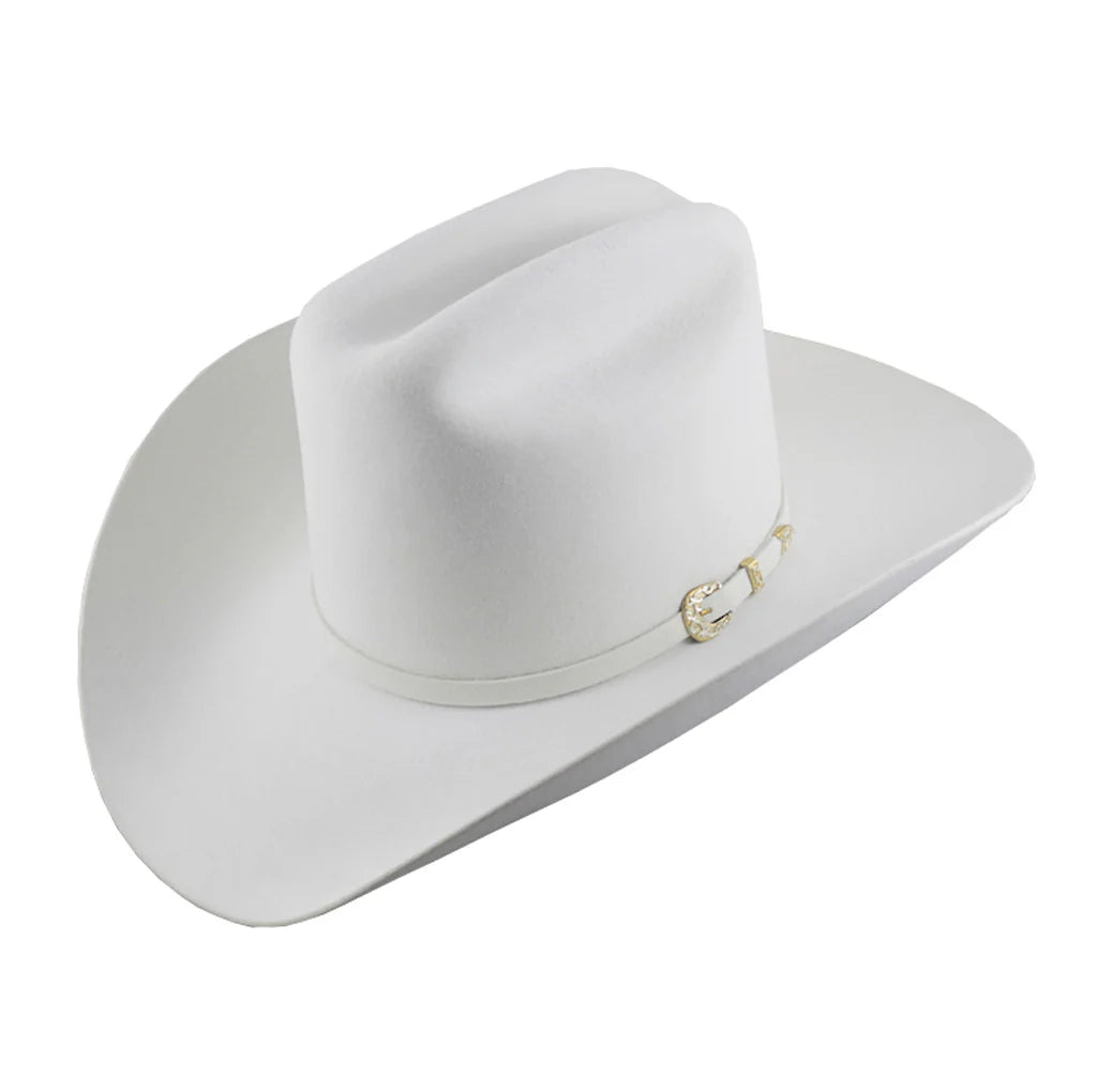 Stetson Palacio II 01 6x Felt Cowboy Hat Tall Crown White