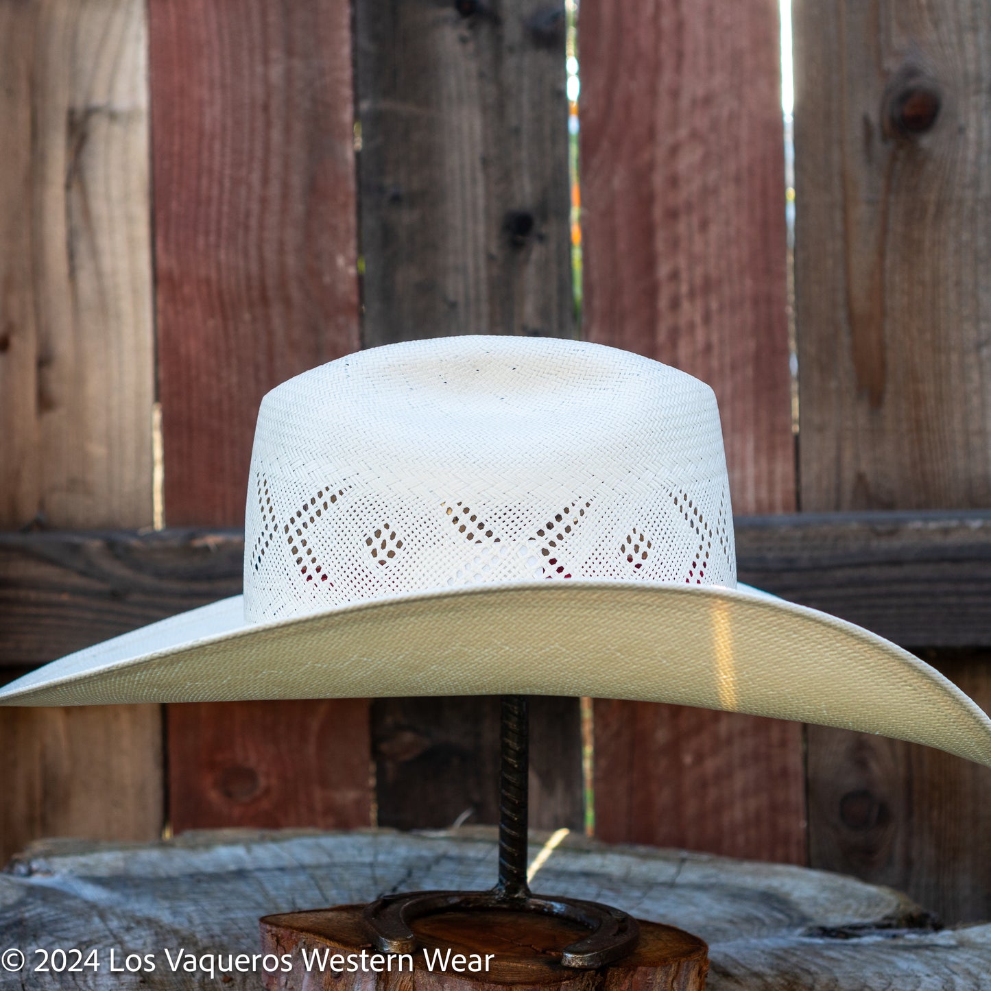 Resistol 20x Reins RB Profile Cowboy Hat Straw Hat Natural