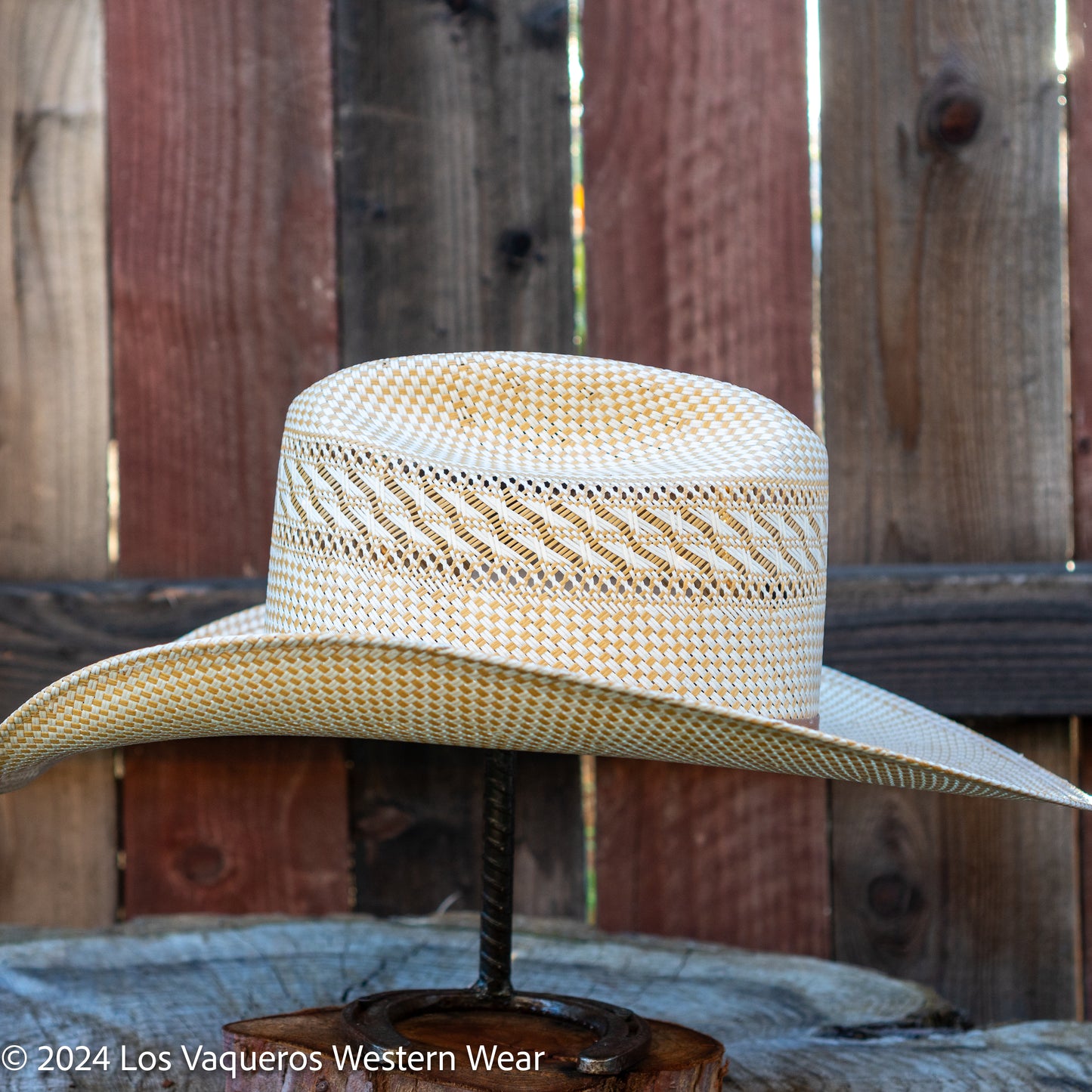 Stetson Classic 10x Straw Cowboy Hat Ivory/wheat