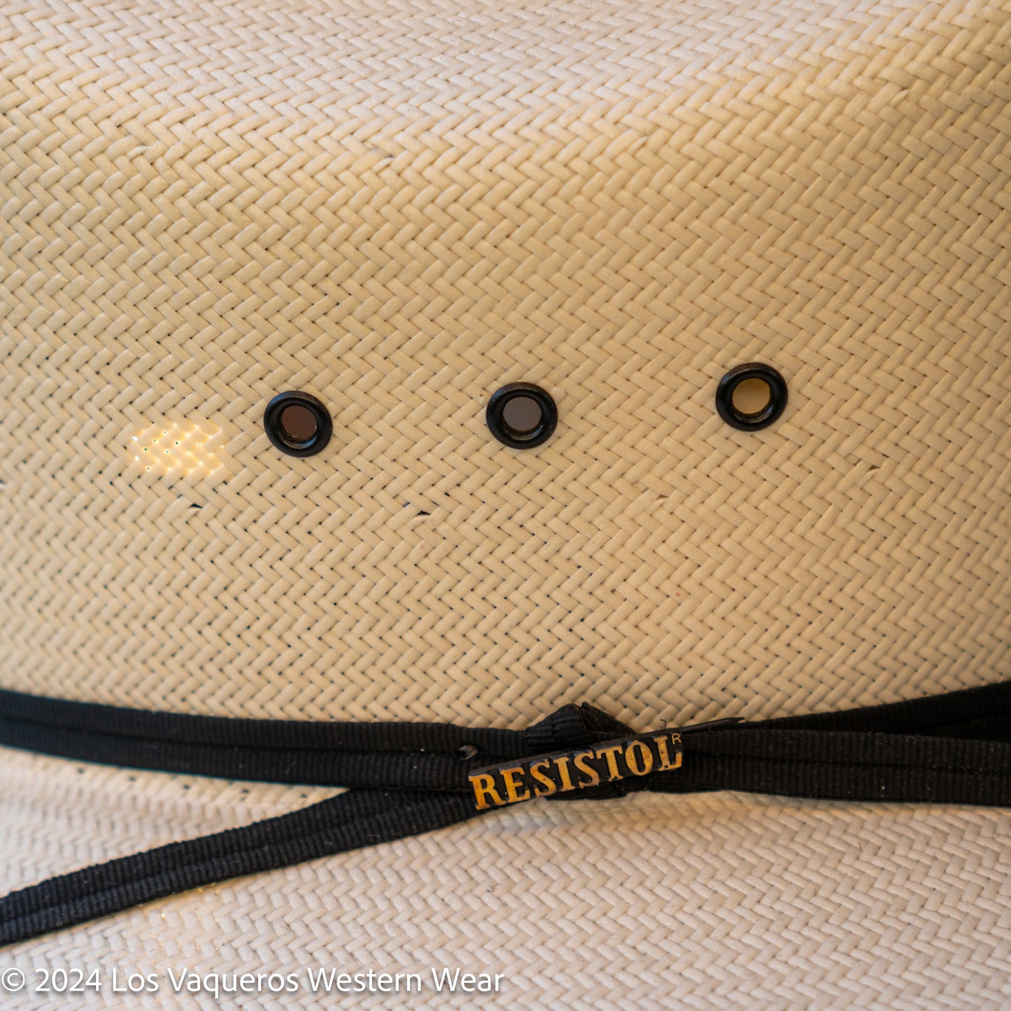 Resistol 10x Long Cattleman Cowboy Hat Straw Hat Natural