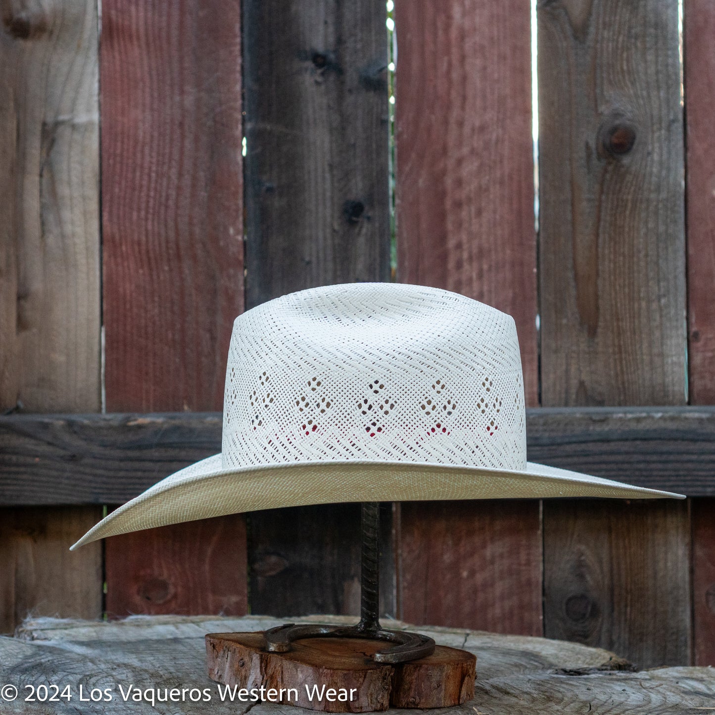Resistol 20x Latigo RB Profile Cowboy Hat Straw Hat Natural