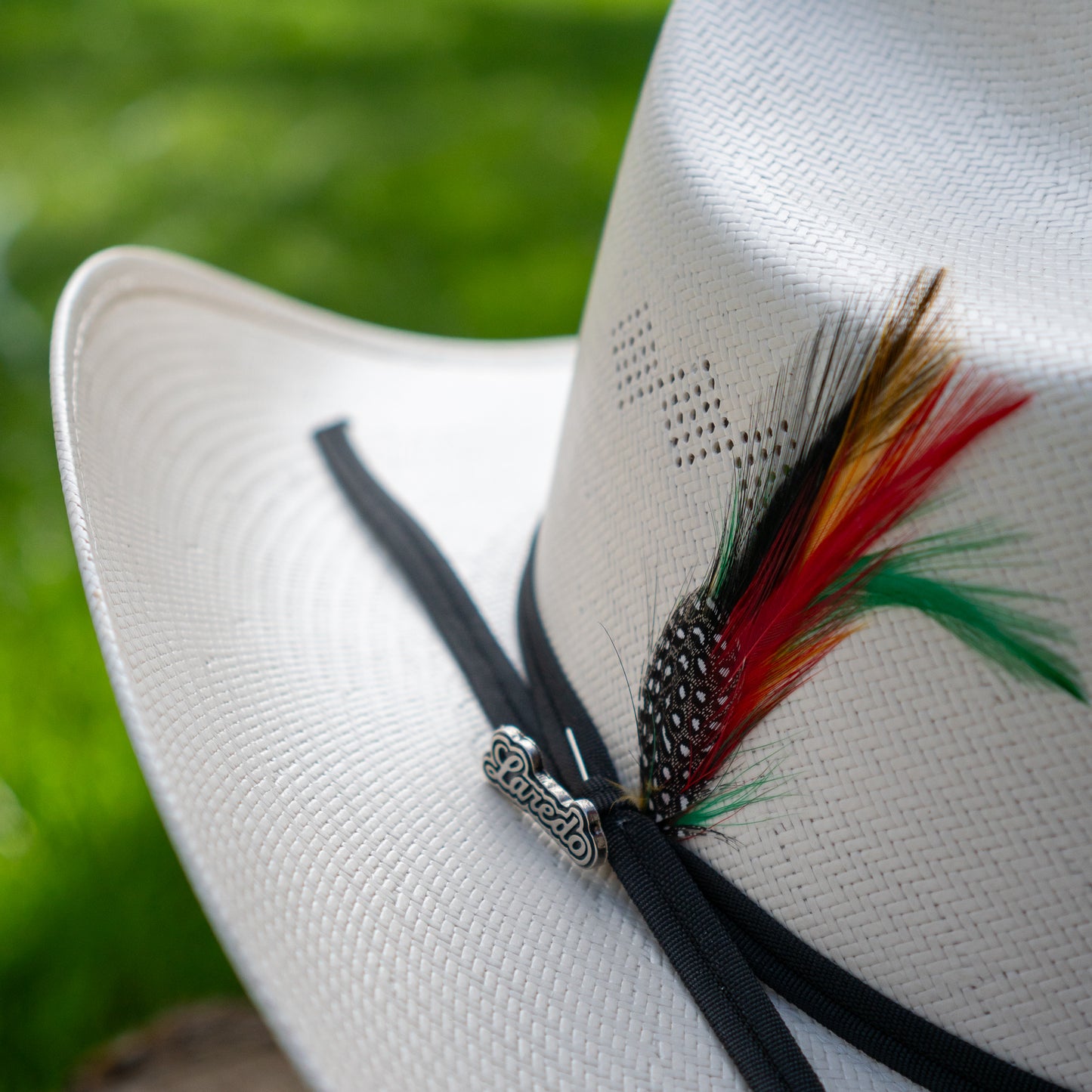 Laredo Straw Hat Regular Crown 200x Estilo Sinaloa White