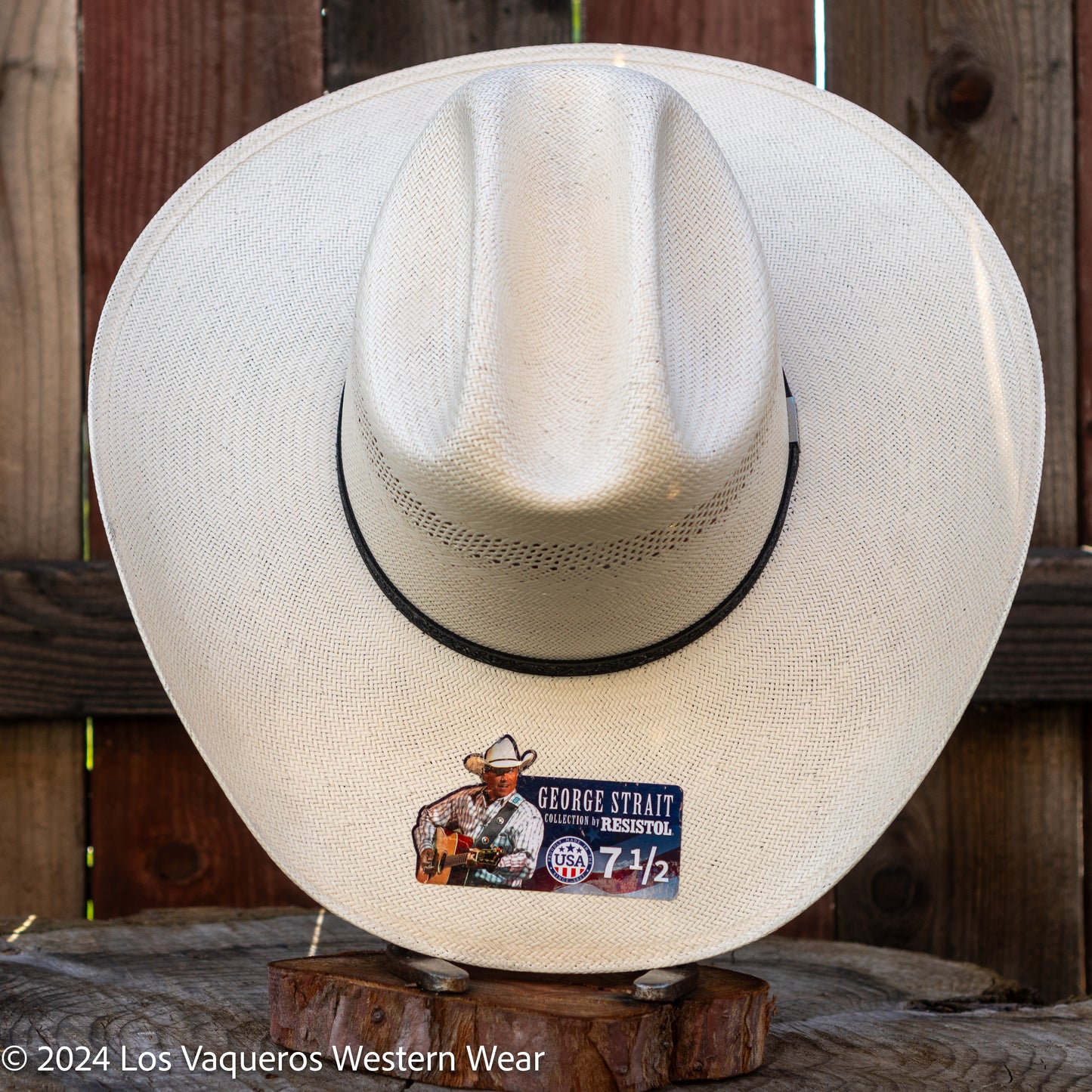 Resistol 10x Ranch Road Cowboy Hat Straw Hat Natural