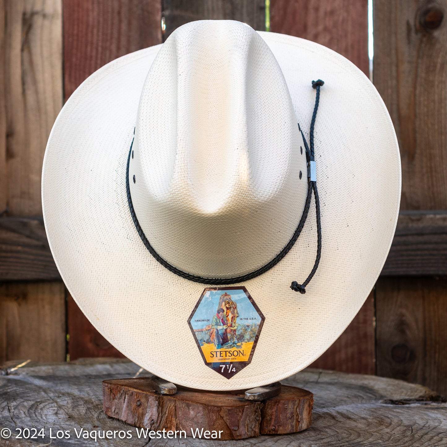 Stetson Carson 10x Straw Cowboy Hat Natural