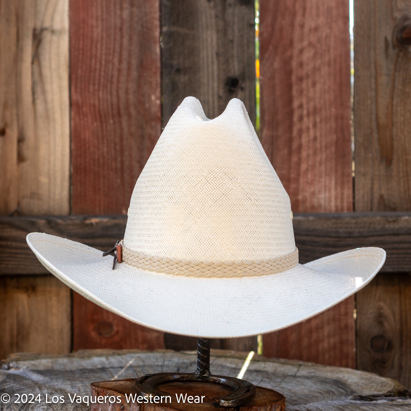 Resistol 10x Hickok Cowboy Hat Straw Hat Natural