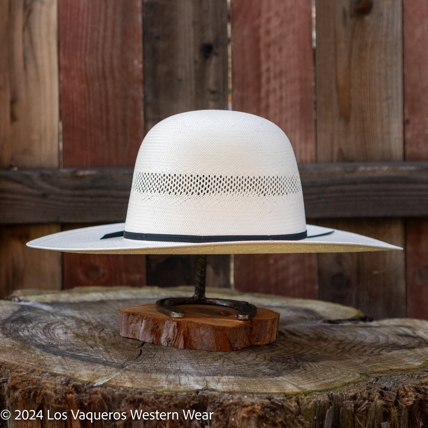 Resistol 20x Cut Bank Cowboy Hat Straw Hat Regular Crown Natural